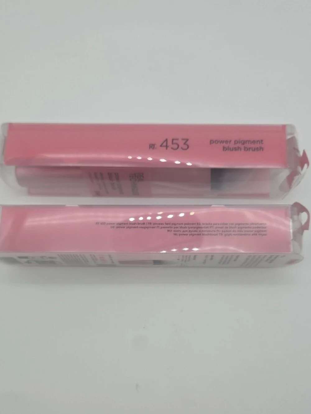 Real Techniques Power Pigment Blush Brushes in Light Pink (Set of 2)